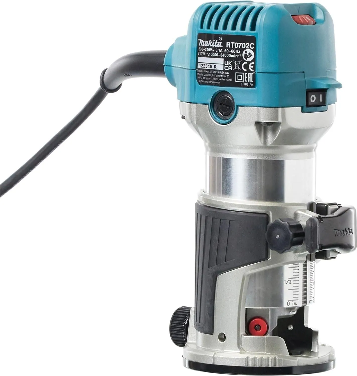 Кромочный фрезер Makita RT0702C 710 Вт