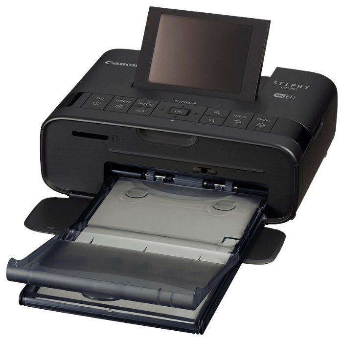 Принтер сублимационный Canon Selphy CP1300, цветн., A6, черный