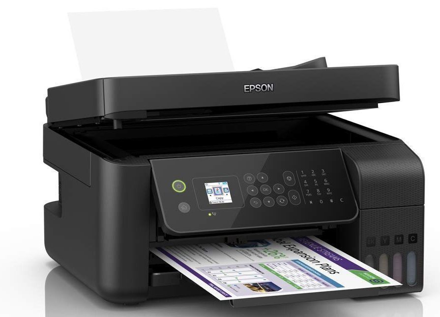 МФУ струйное Epson L5190, цветн., A4, черный
