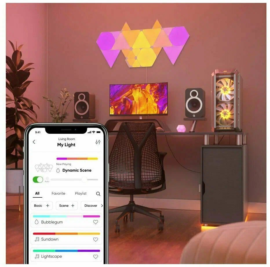 Умный дом Nanoleaf Shapes Triangles Starter Kits (NL47-0002TW-9PK)