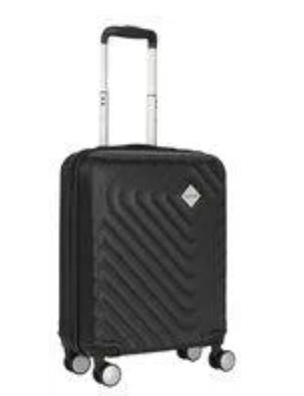 American Tourister Чемодан для ручной клади, чёрный, пластиковый