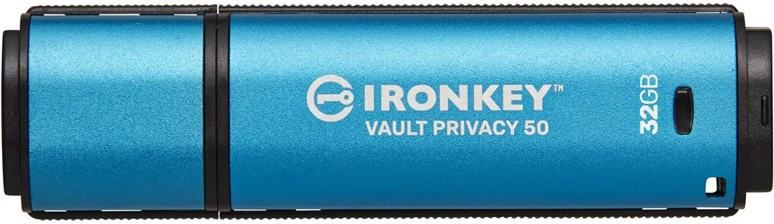 USB-флеш-накопитель Kingston IronKey Vault Privacy 50 32 ГБ, синий