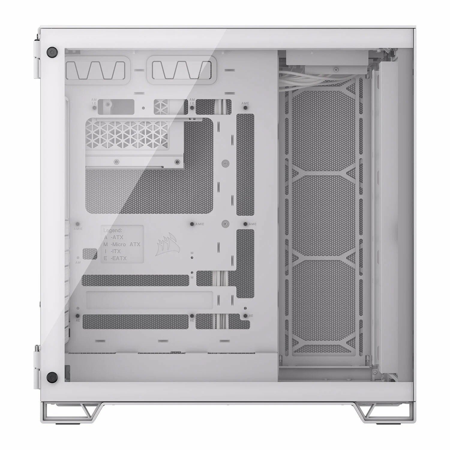 Корпус Corsair 6500D Airflow, Tempered Glass, White CC-9011260-WW