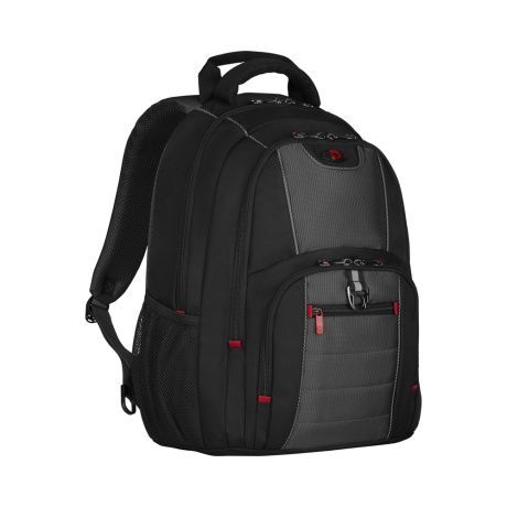 Рюкзак Wenger 16", черный/серый, полиэстер, 38х25х48 см, 25 л 600633