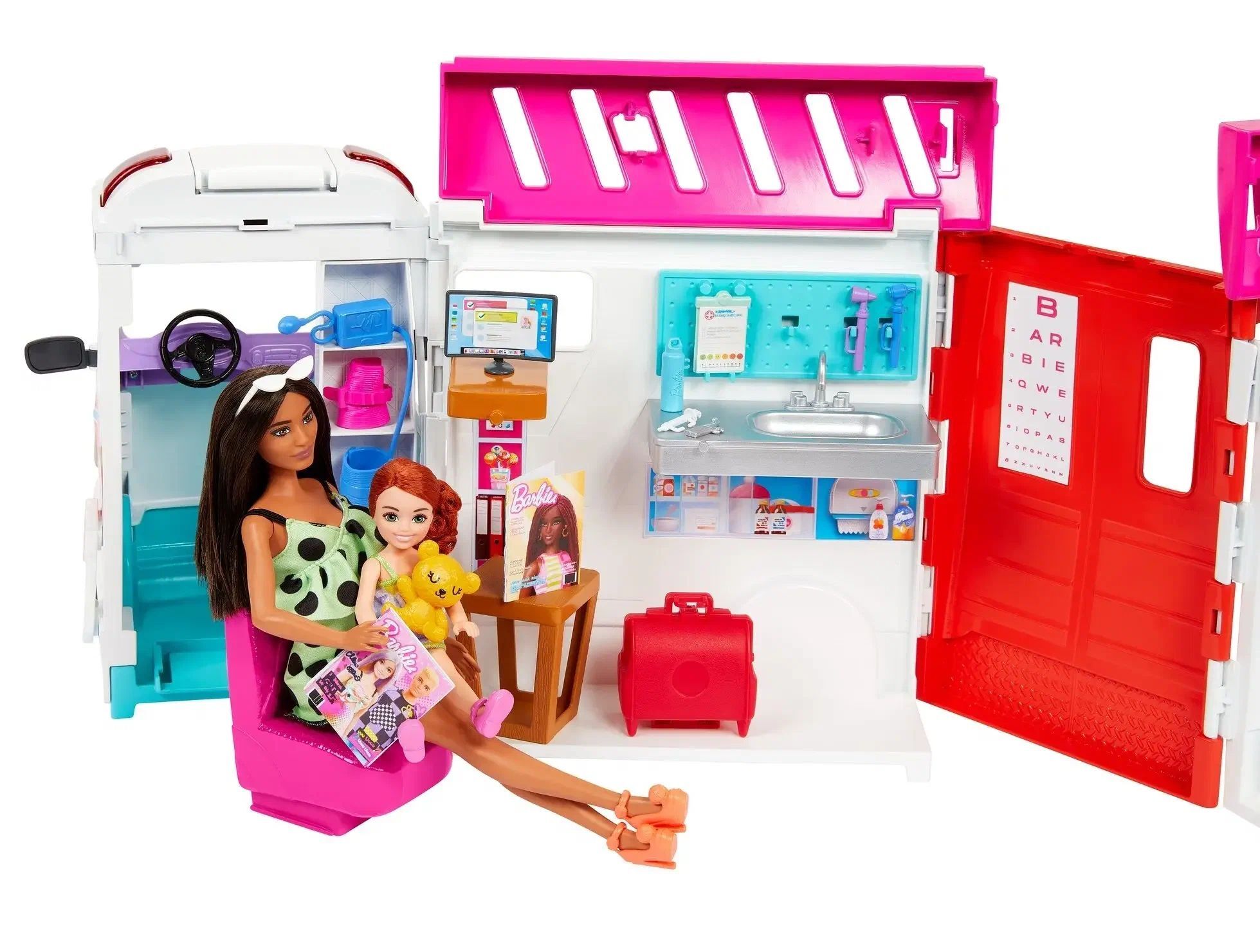 Набор Barbie HKT79 Скорая помощь