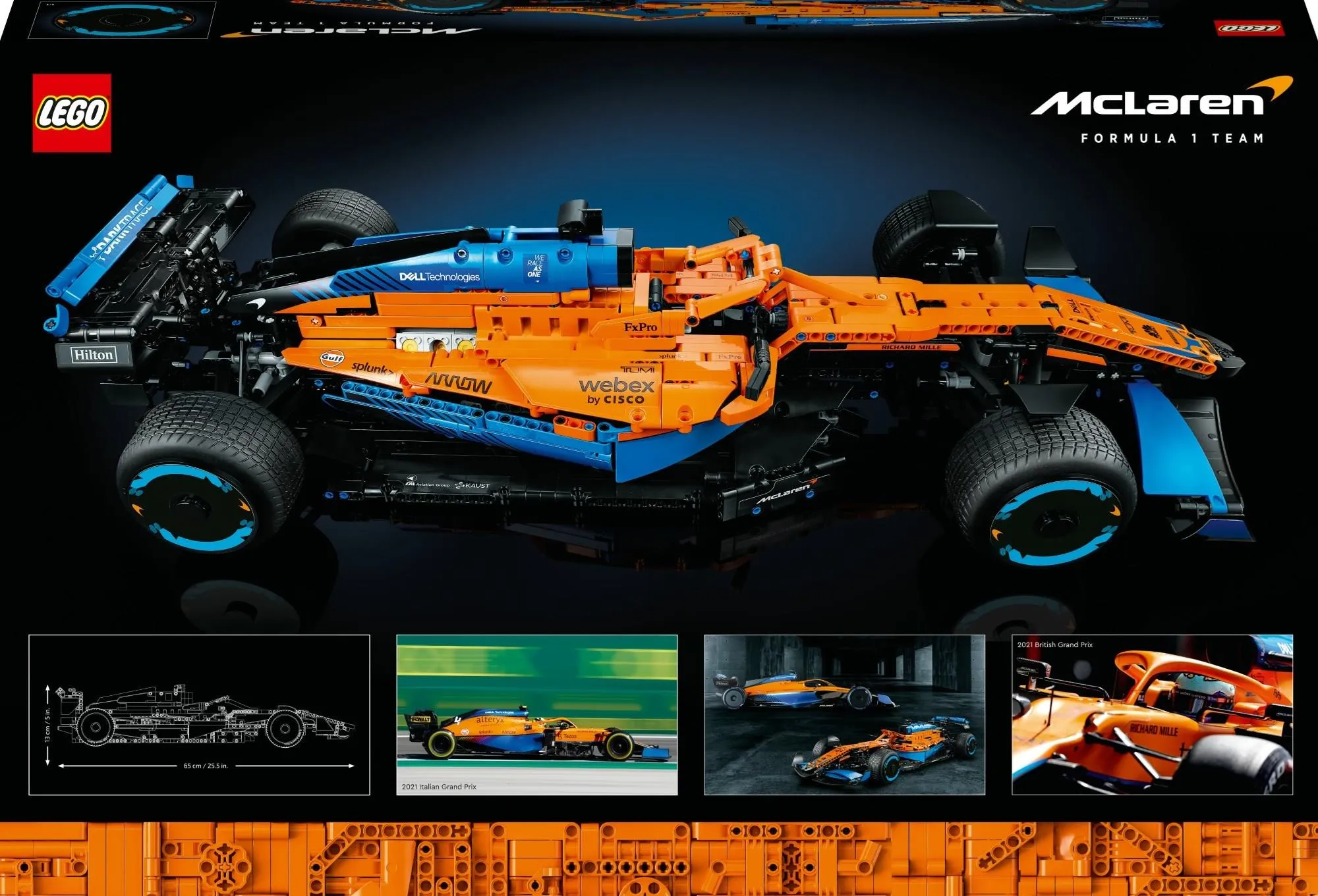 Конструктор LEGO Technic 42141 Гоночный автомобиль McLaren Formula 1