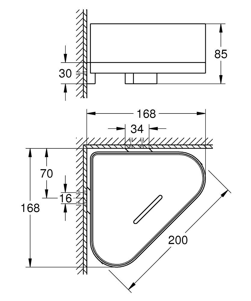 Полка для душа Grohe Warm Sunset Selection 41038Da0