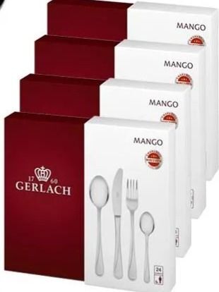 Набор столовых приборов Gerlach Mango 96 предметов в коробке (04G2496)