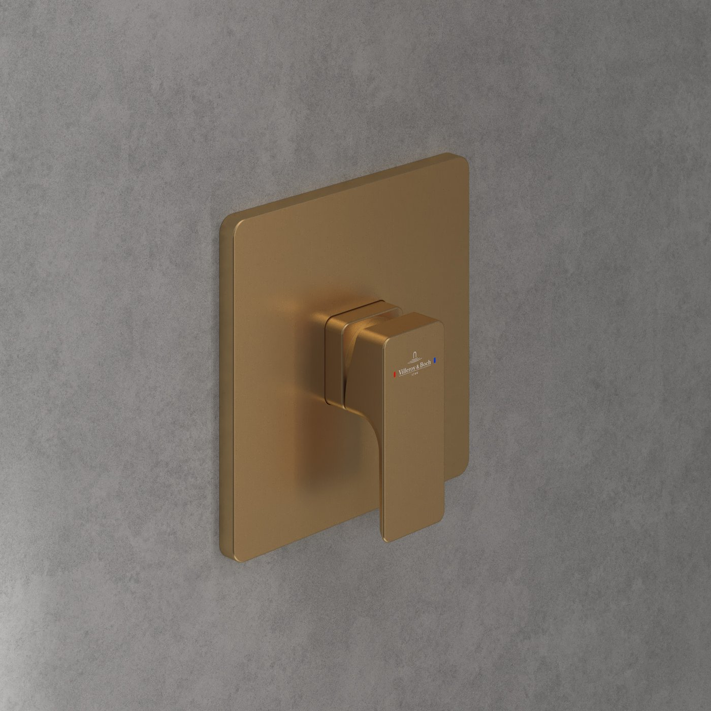 Смеситель для душа Villeroy & Boch Subway 3.0 матовое золото TVS11200200076