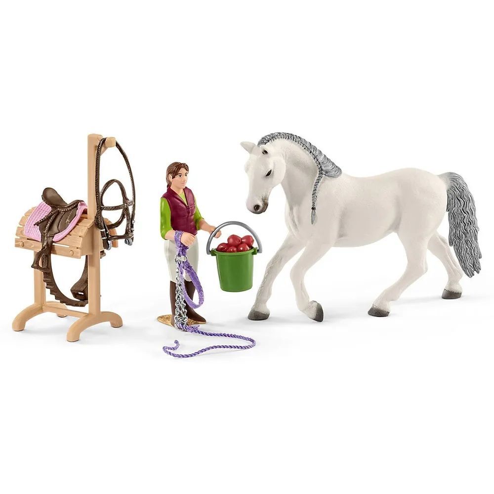 Игровой набор Schleich Школа верховой езды с лошадьми и наездниками 42389