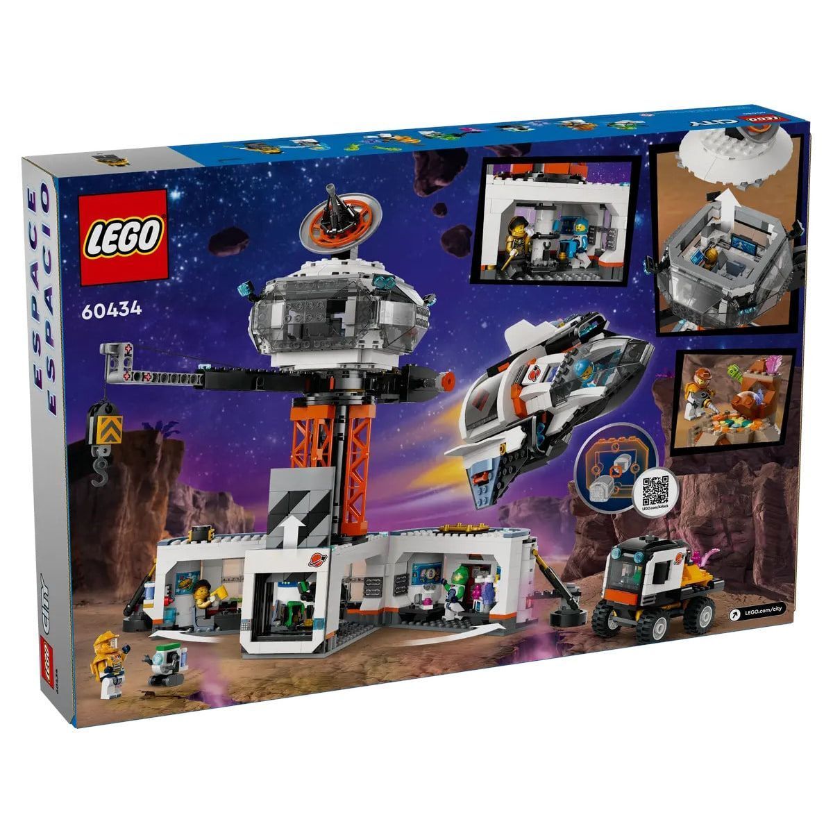 LEGO City 60434 Космическая станция и стартовая площадка для ракет