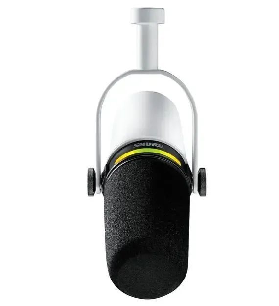 Микрофон Shure MV7+, белый