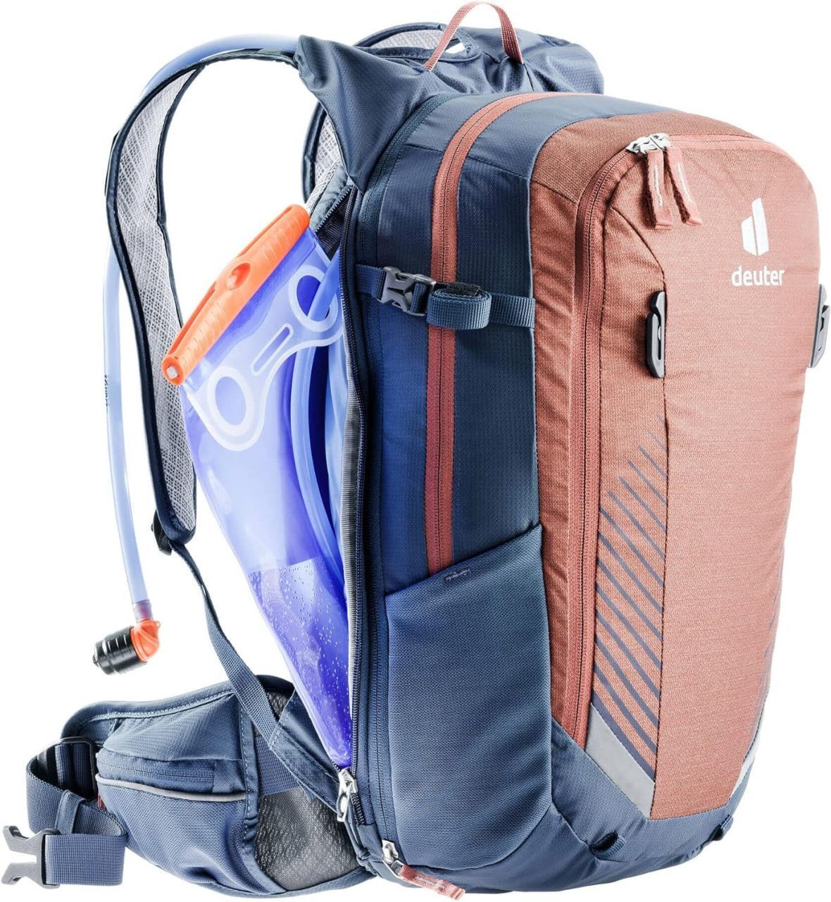 Рюкзак Deuter Compact Exp 14, Темно-синий/Бордовый