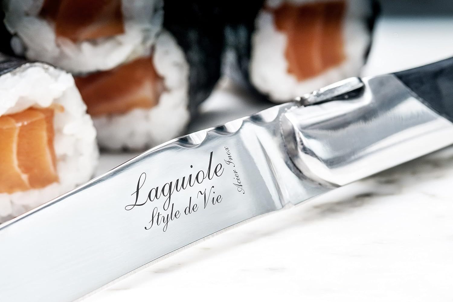 Ножи для стейка Laguiole Luxury Line Ebony Wood 6 шт.