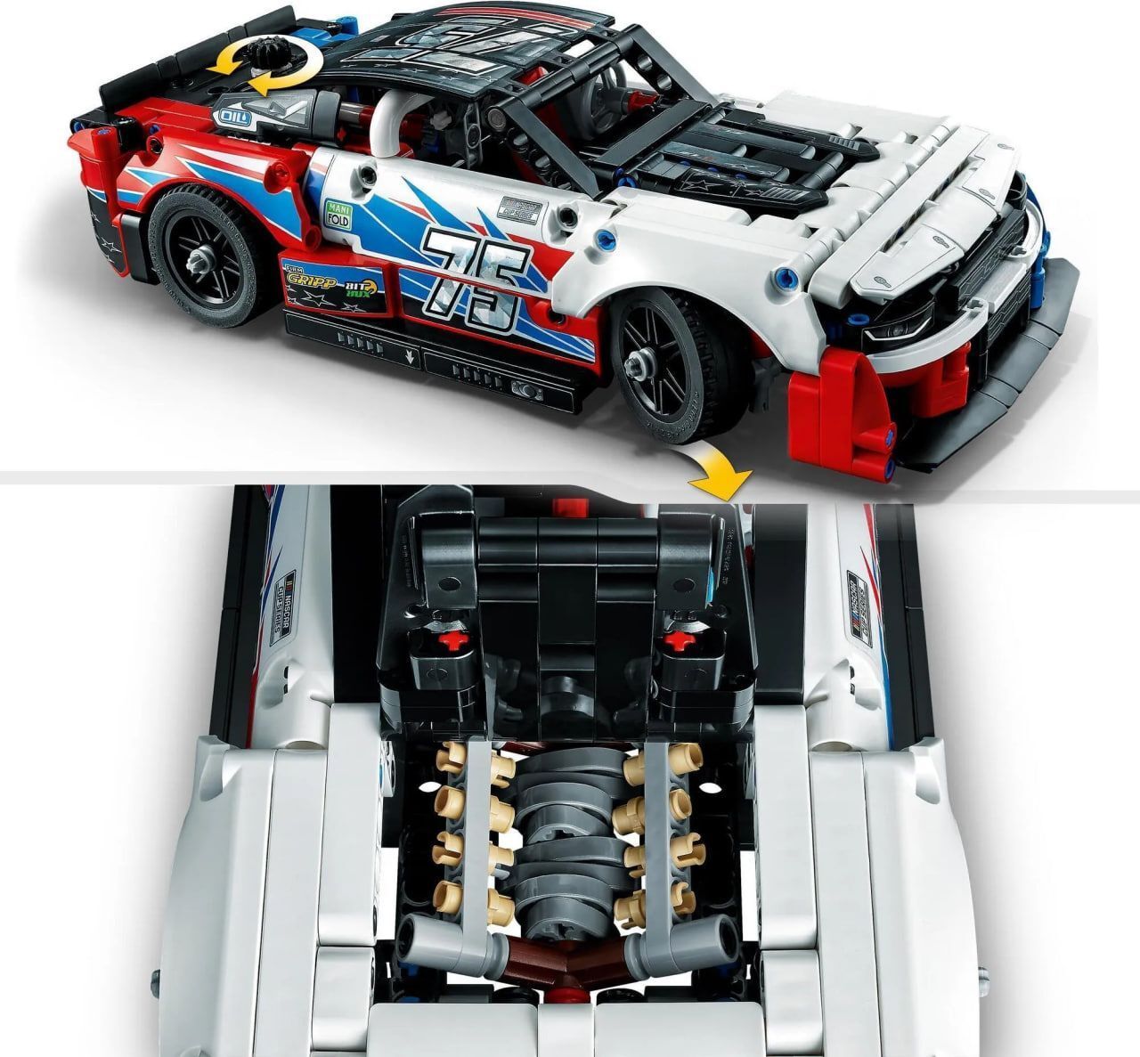 Конструктор LEGO Technic 42153 Новый Chevrolet Camaro ZL1 из серии NASCAR