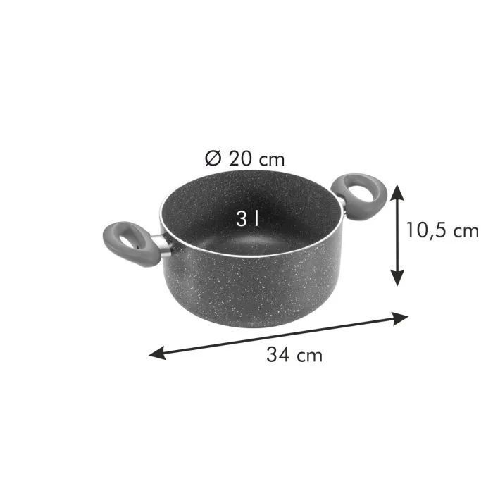 Кастрюля Tescoma Manico Rosso 597870 3 л 20 см