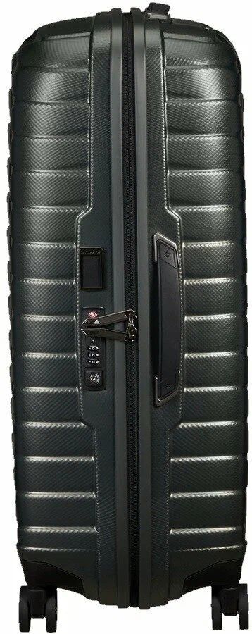 Чемодан Samsonite Proxis 69 см, 75 л, зеленый