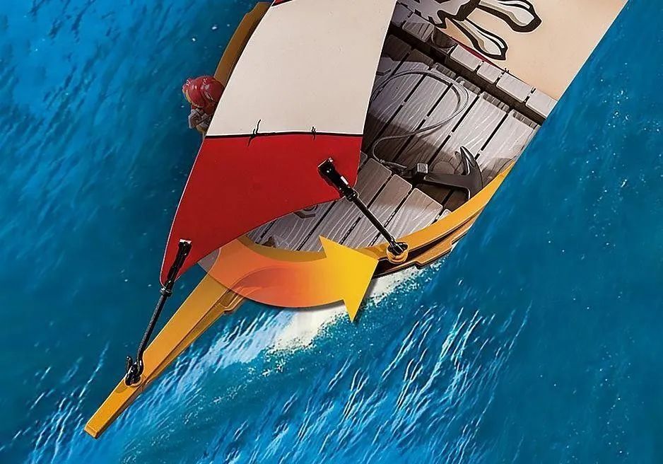 Пластиковый конструктор Playmobil Пираты 71418 Пиратский Корабль