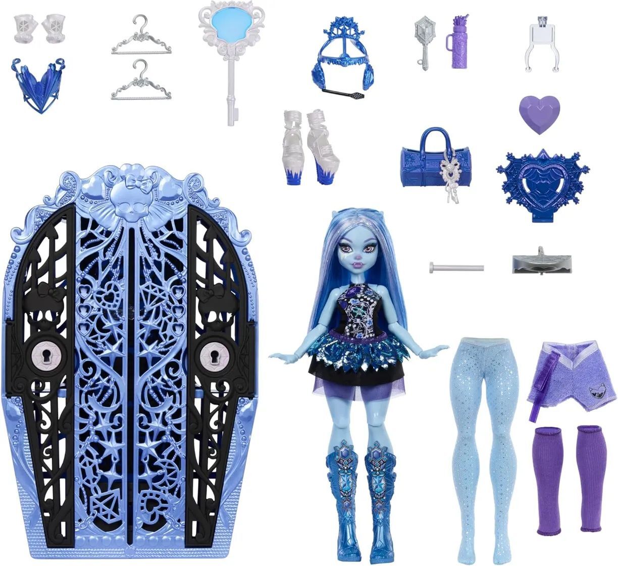 Кукла Mattel Monster High Страшные секреты Эбби Боминэйбл HXH87