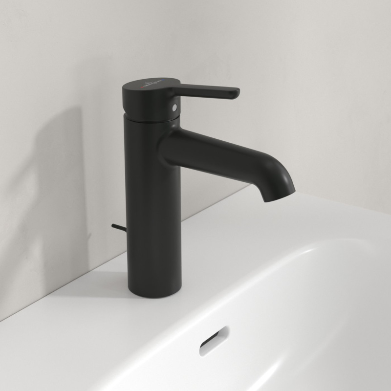Смеситель для раковины Villeroy & Boch Skyla матовый черный TVW116005000K5