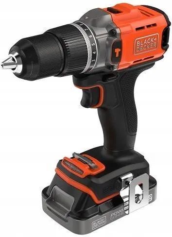 Дрель-шуруповёрт ударная Black&Decker BCD383D1XK PowerConnect 12.0 Ah/18 V с ЗУ