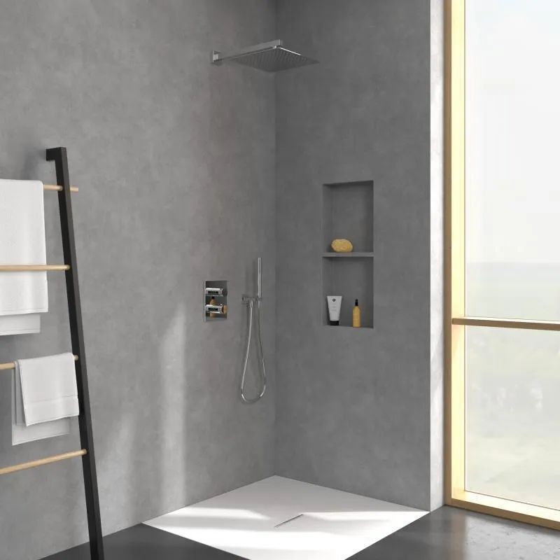 Верхний душ Villeroy & Boch Universal Showers 30×30см квадратный хром TVC00040230061