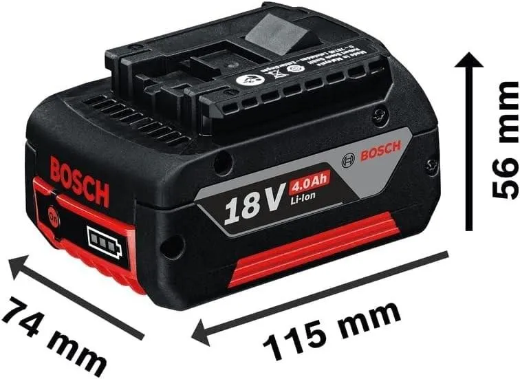 Набор 6 аккумуляторов + кейс Bosch 6xGBA 18V 4.0Ah + L-BOXX 136 Professional 1600A02A2S