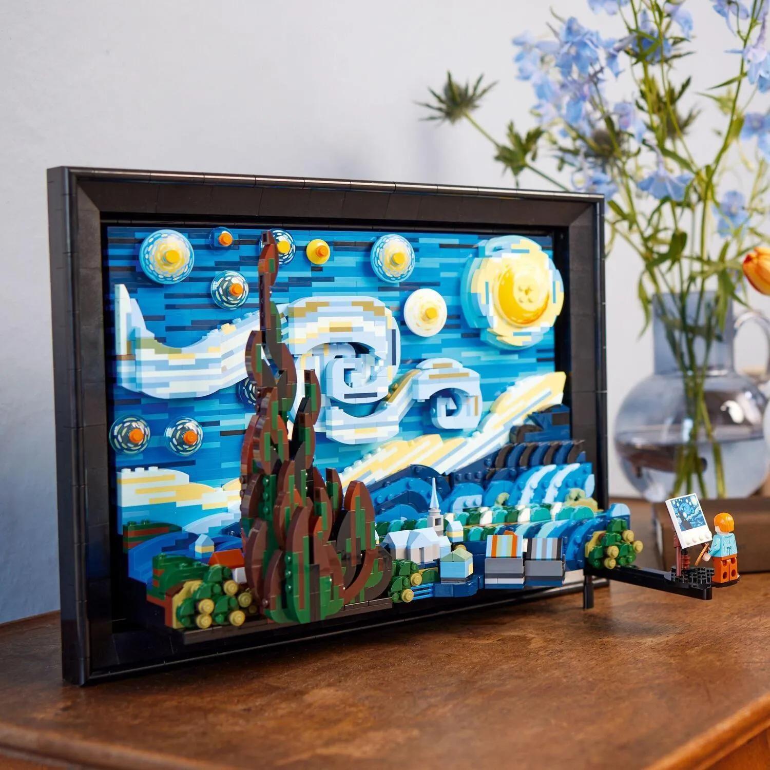 Конструктор LEGO Ideas 21333 «Звёздная ночь» Винсента ван Гога