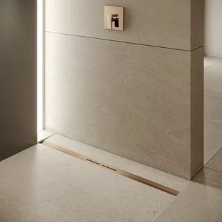 Душевой профиль TECE drainprofile блестящее золото (670912)