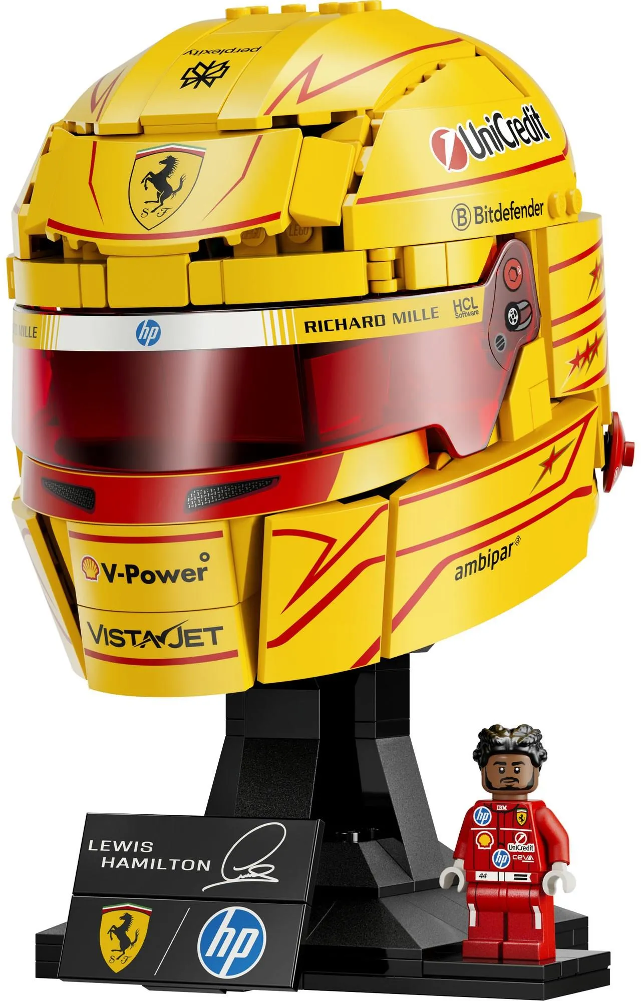Конструктор LEGO Editions Formula 1 43022 Шлем Льюиса Хэмилтона Scuderia Ferrari HP