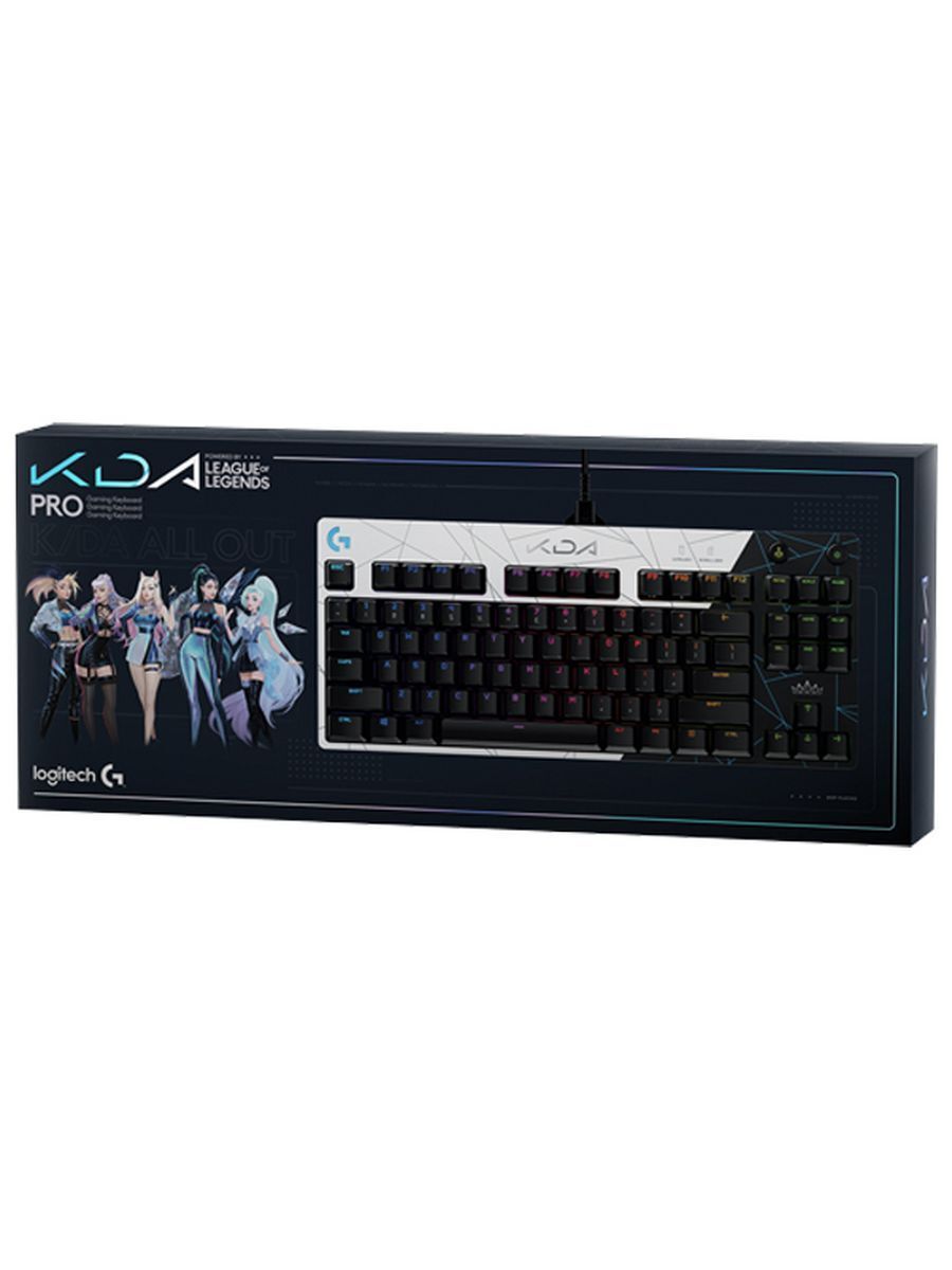 Игровая клавиатура Logitech G Pro League of Legends (LoL) K/DA Keyboard