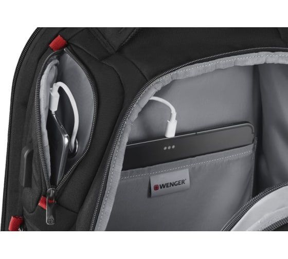 Рюкзак для геймера WENGER PlayerOne 611650 черный 29 л