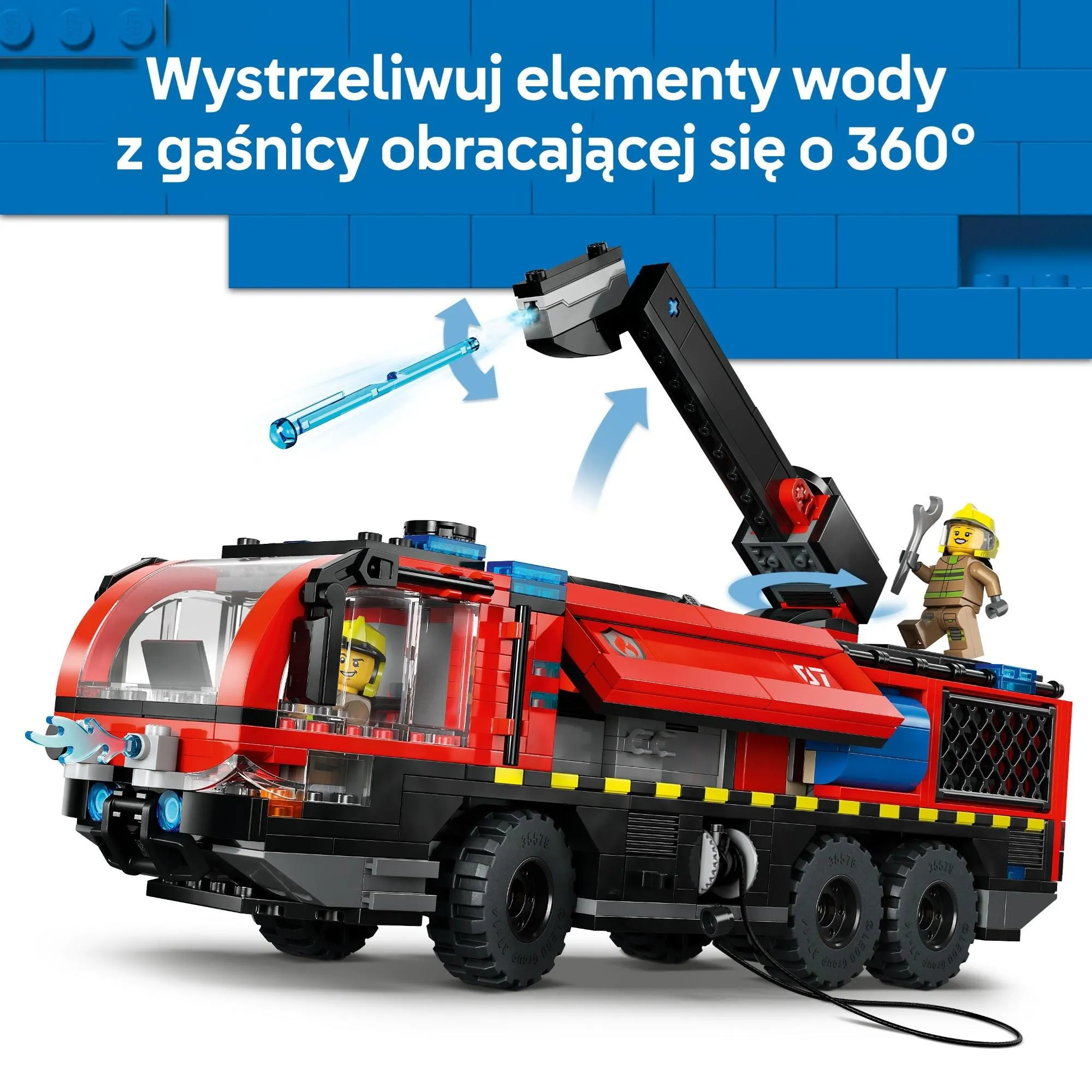 Конструктор LEGO City 60499 Пожарная машина аэропорта