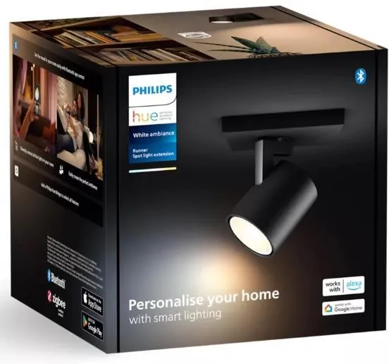 Светильник PHILIPS HUE White Ambiance Runner - удлинитель 929003812201, черный