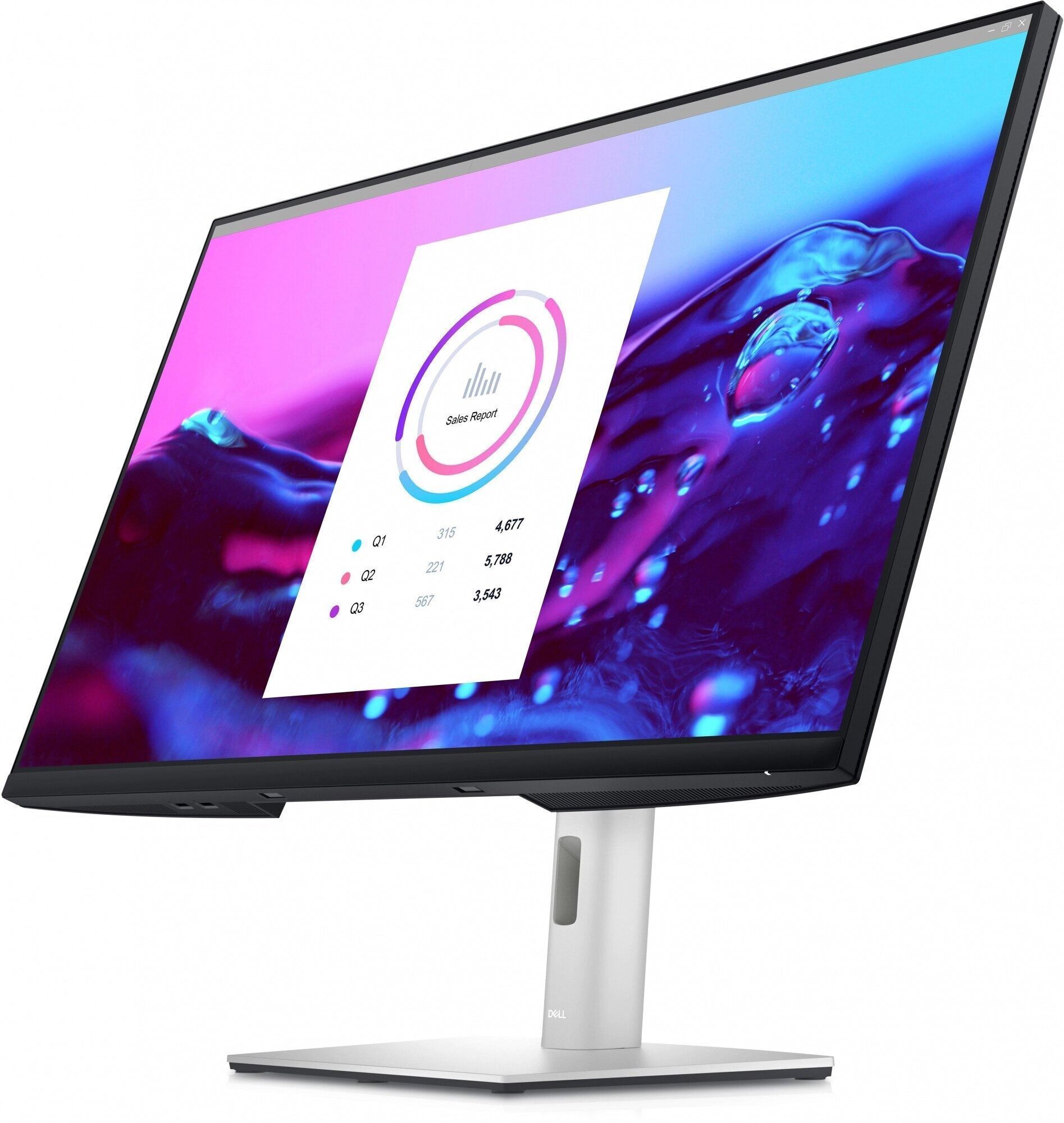 31.5" Монитор DELL P3222QE, 3840x2160, 60 Гц, IPS, серебристый/черный