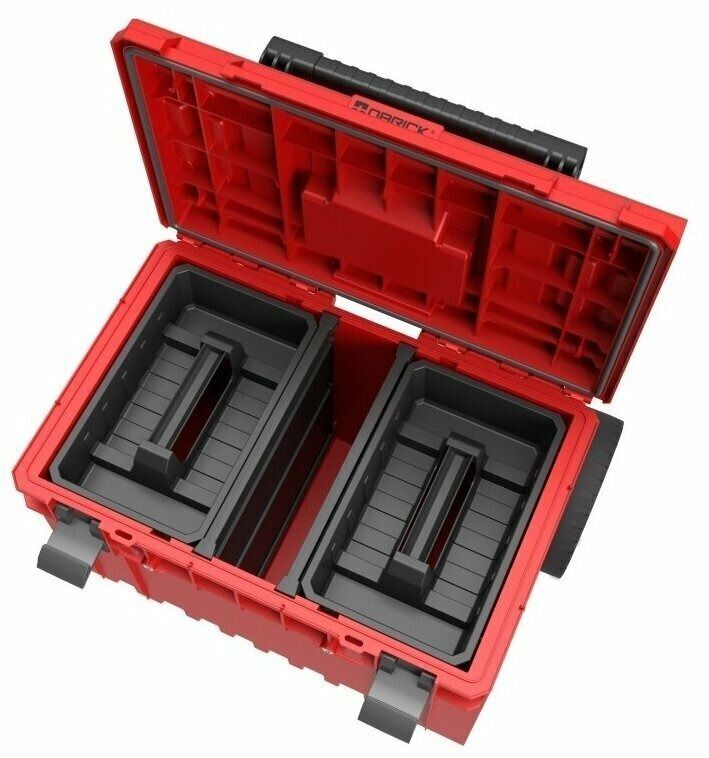 Ящик для инструментов QBRICK SYSTEM ONE Cart 2.0 Red Ultra HD Custom, 641x485x660мм