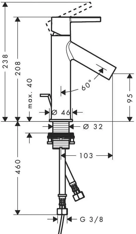 Смеситель Hansgrohe Axor 10007000