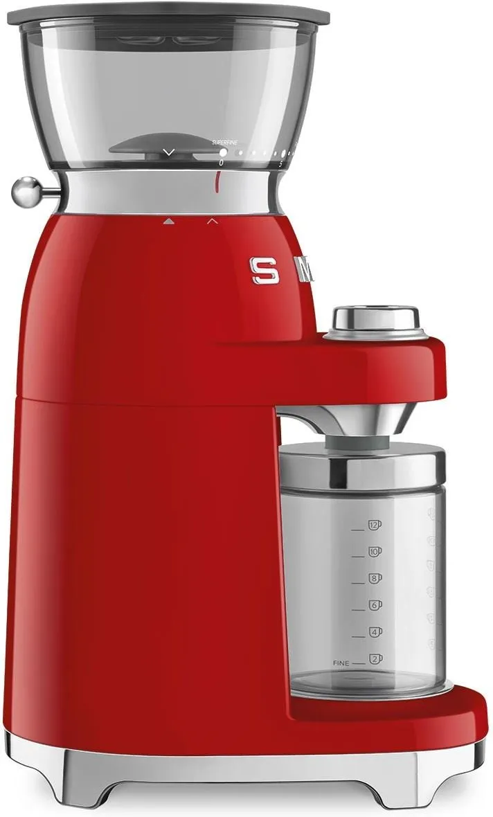 Кофемолка Smeg CGF03, красная