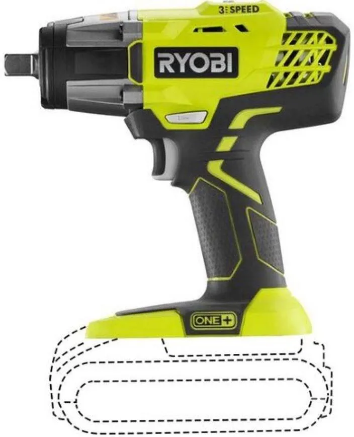 Ударный гайковерт RYOBI R18IW3-0 (18 В)