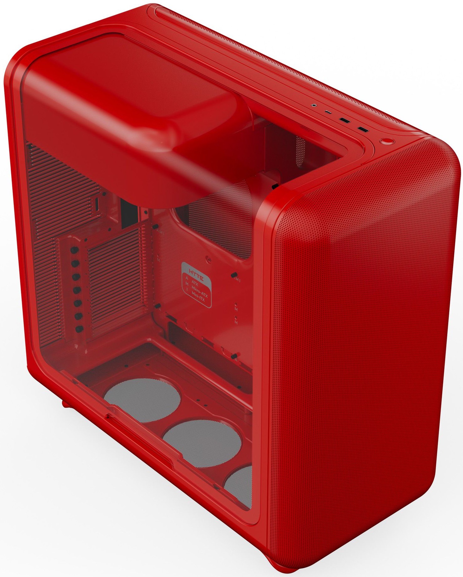 Компьютерный корпус HYTE X50 Red (CSHYTEX50GRR)