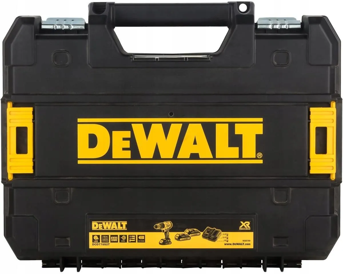 Аккумуляторная дрель-шуруповёрт Dewalt DCD778S2T