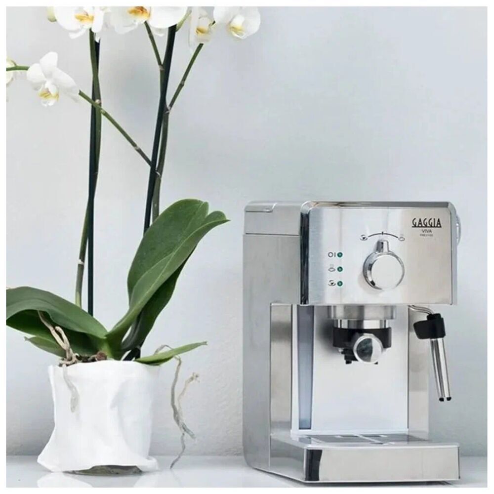 Кофеварка рожковая Gaggia Viva Prestige, металлик