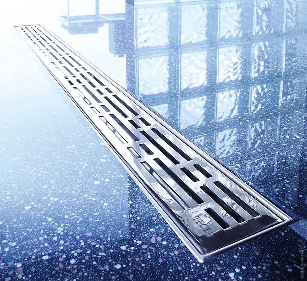 Дренажная решетка TECE drainline Basic матовая нержавеющая сталь 800 мм 600811