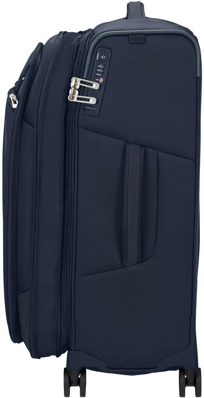 Чемодан Samsonite, 92 л, размер L, синий