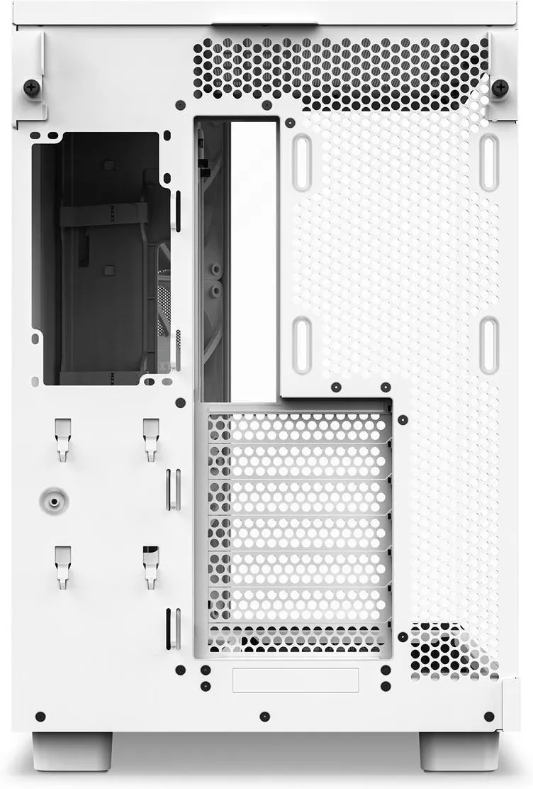 Корпус NZXT H6 Flow RGB CC-H61FW-R1, Mid-Tower, белый