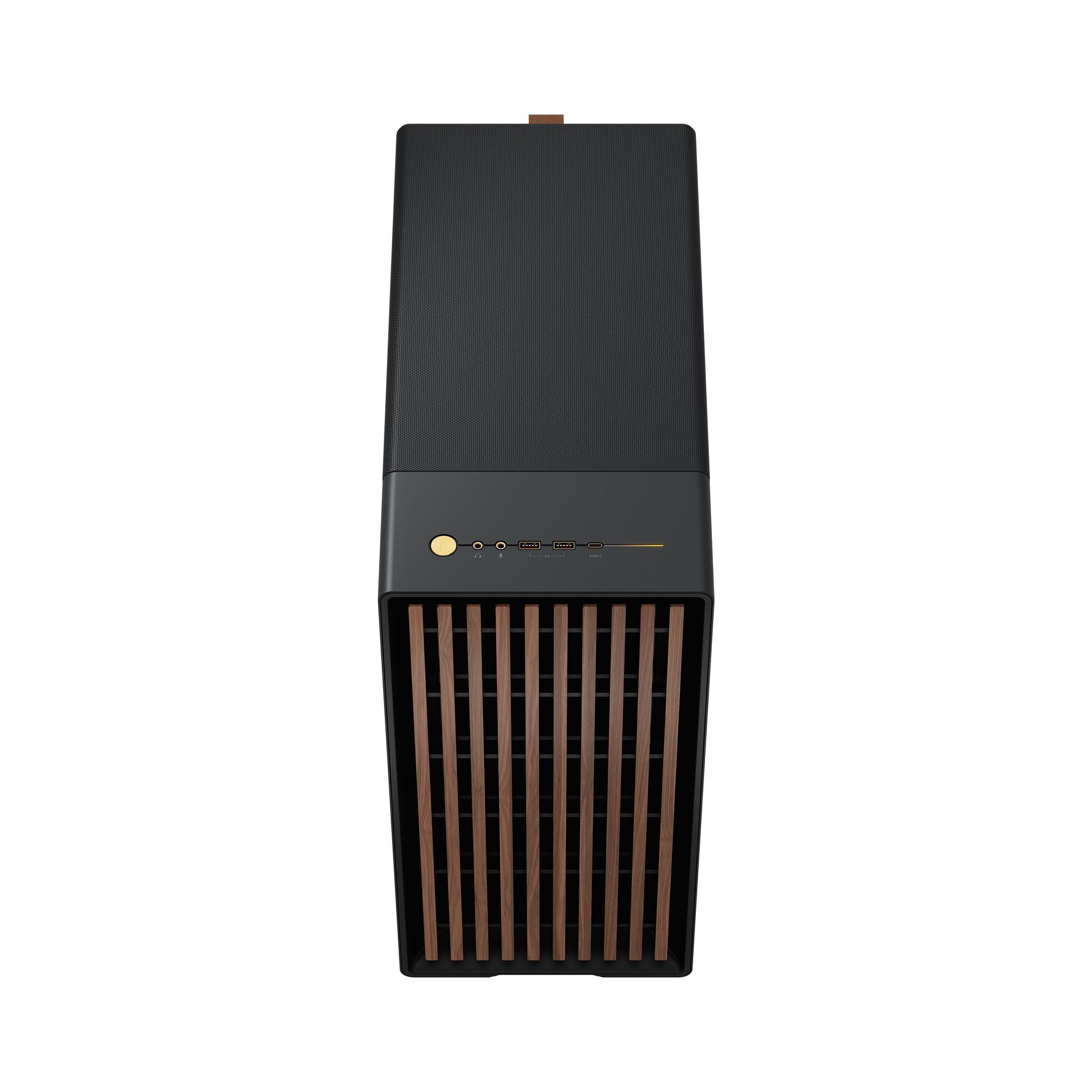Корпус Fractal Design North TG Dark, Mid Tower, FD-C-NOR1C-02, угольно-черный