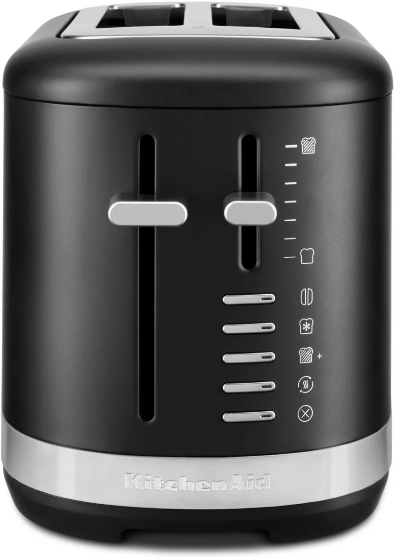 Тостер KitchenAid 5KMT2109EBK, 2 ломтика, чугунный