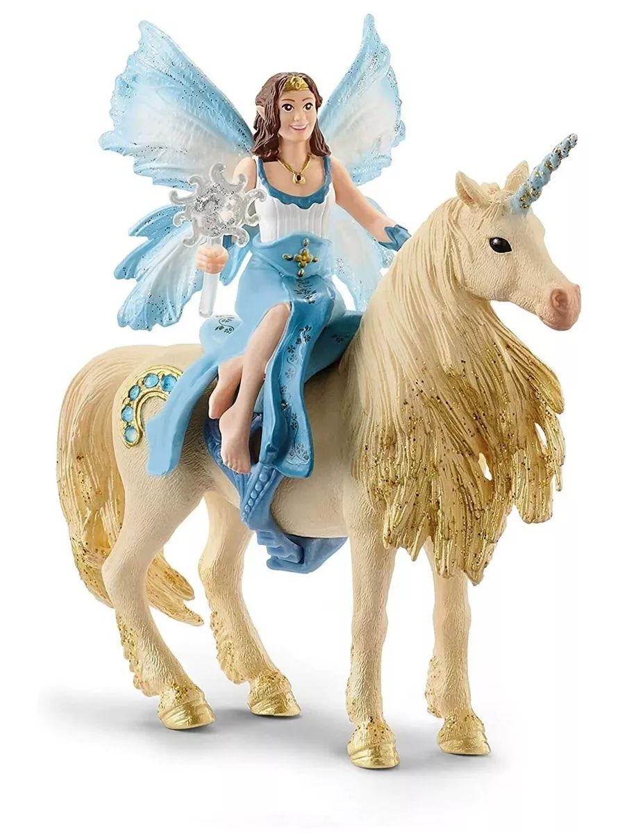 Игровой набор Schleich Айела на золотом единороге 42508