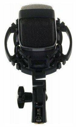 Микрофон проводной AKG C214, разъем: XLR 3 pin (M), matte grayish blue
