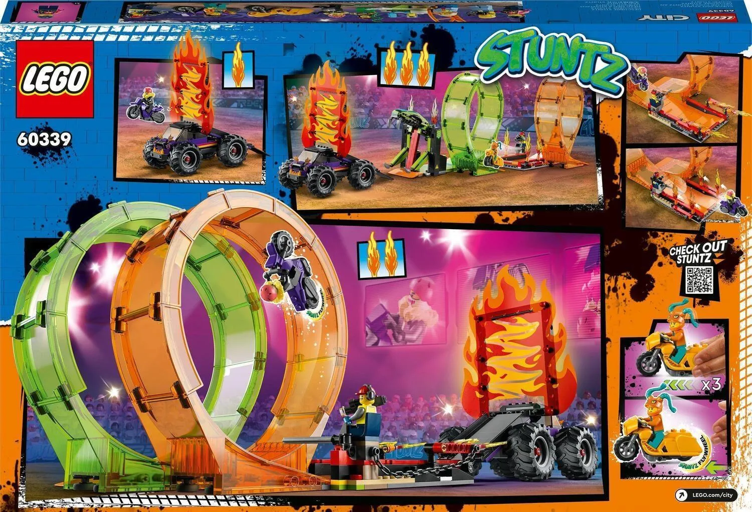 LEGO City 60339 Арена трюков с двумя петлями
